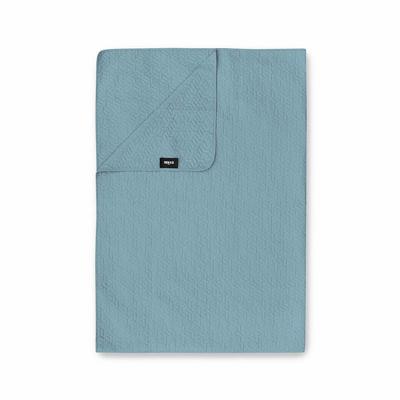 Bedsprei Ultrasonic Patroon 180x260 Cm Prisma Blauw Anti Allergie Fresh And Co - Dekbed-Discounter.nl