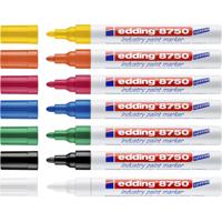 Paintmarker edding 8750 industrie 2-4mm oranje