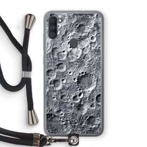 Maanlandschap: Samsung Galaxy A11 Transparant Hoesje met koord