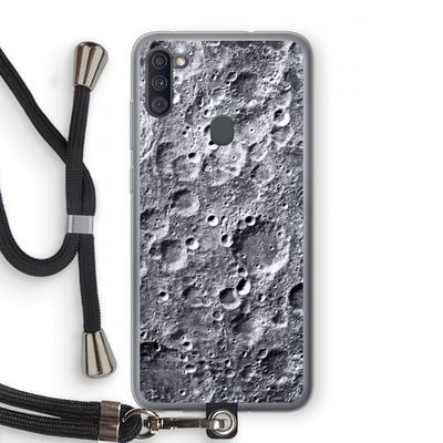 Maanlandschap: Samsung Galaxy A11 Transparant Hoesje met koord
