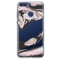 Roze stroom: Huawei P Smart (2018) Transparant Hoesje