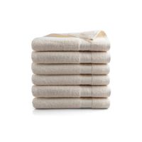 Handdoek Hotel Collectie - 6 stuks - 70x140 - crème - thumbnail