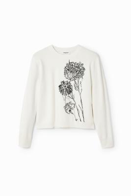 Trui met bloemen M. Christian Lacroix - WHITE - L