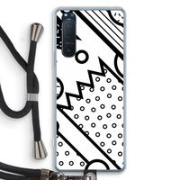 Pop Art #4: Sony Xperia 5 II Transparant Hoesje met koord