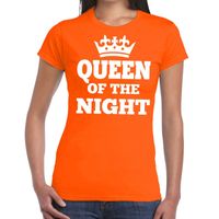 Queen of the night shirt  oranje dames 2XL  -