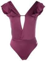 Brigitte maillot de bain à manches courtes - Violet