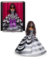 Mattel Signature - 65th Anniversary Collectible - Brown hair, black and white gown pop 65e verjaardag