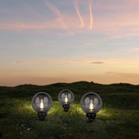 LED Tuin Priklamp Zwart - E27 Fitting - Spatwaterdicht IP44 - Ø200