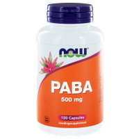 NOW PABA 500mg Capsules 100st