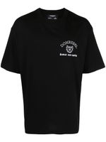 DOMREBEL t-shirt en coton à imprimé graphique - Noir