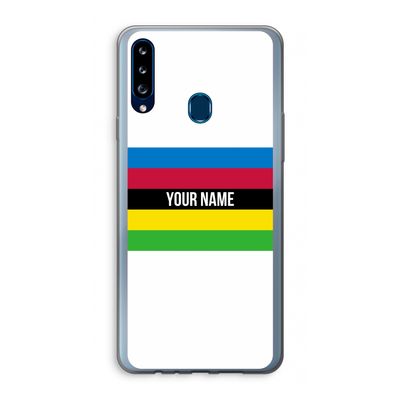 WK Wielrennen: Samsung Galaxy A20s Transparant Hoesje
