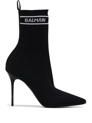 Balmain bottines Skye 95 mm - Noir