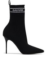 Balmain bottines Skye 95 mm - Noir - thumbnail