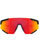 Prada Linea Rossa lunettes de soleil PS 04WS à monture pilote - Noir