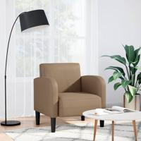 Fauteuil met armleuningen Cappuccino 54 cm kunstleer