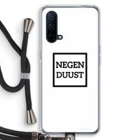 Negenduust vierkant: OnePlus Nord CE 5G Transparant Hoesje met koord