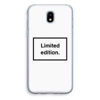 Limited edition: Samsung Galaxy J5 (2017) Transparant Hoesje