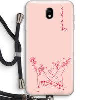 Best Friends: Samsung Galaxy J7 (2017) Transparant Hoesje met koord