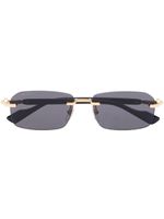 Gucci Eyewear lunettes de vue à monture rectangulaire - Noir