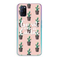 Cactus quote: Oppo A92 Transparant Hoesje