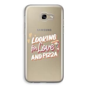 Pizza is the answer: Samsung Galaxy A5 (2017) Transparant Hoesje