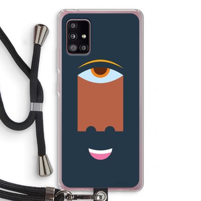 Mono M: Samsung Galaxy A51 5G Transparant Hoesje met koord