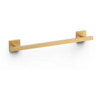 Handdoek houder Cuadro | Wandmontage | 40 cm | Enkel houder | 24k Goud mat