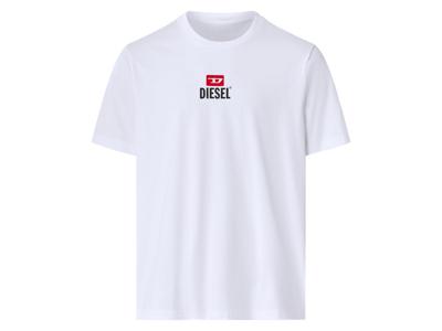 DIESEL Heren T-shirt (Wit, XL) DIESEL Heren T-shirt (Wit, XL)