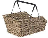 BASIL Fietsmand cento rattan look multi system 40 x 25 x 12 cm - seagrass