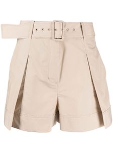 3.1 Phillip Lim Shorts met geplooid detail - Beige