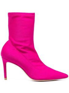 Stuart Weitzman bottes à bout pointu 90 mm - Rose