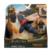 SPIN MASTER PACK DRAGON AND VIKING 25 CM GRONK Draken Film