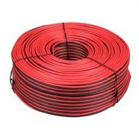 Luidsprekerkabel 2 x 1,0mm 100 M Rood Zwart