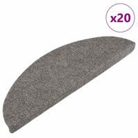 Trapmatten zelfklevend 20 st 56x17x3 cm grijs