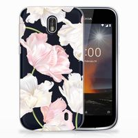 Nokia 1 TPU Case Lovely Flowers - thumbnail