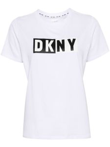 DKNY t-shirt à logo imprimé - Blanc