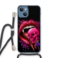 Dodelijk zoet: iPhone 13 Transparant Hoesje met koord