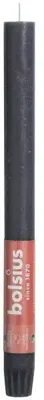 Bolsius dinerkaars rustiek shine 27cm stormy grey