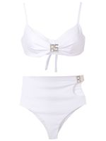 Amir Slama bikini à découpes - Blanc - thumbnail