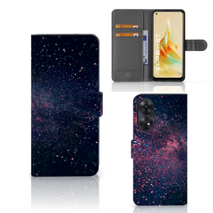 OPPO Reno8 T 4G Book Case Stars