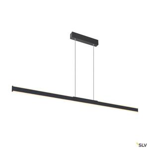 SLV Zwarte hanglamp One Linear 2x15w - 140cm 1006188