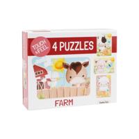 Barbo Toys Boerderij touch & feel puzzels (5609)