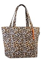 Fabrizio Strandtas Luipaard Bruin-Beige