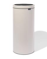 HEMA Brabantia Touch Bin Flat Top prullenbak 30L Soft Beige - beige (beige)