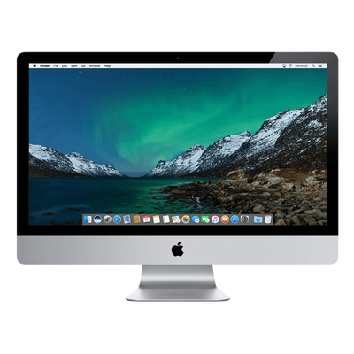 Refurbished iMac 27 inch i7 4.2 16 GB 2 TB Fusion Zichtbaar gebruikt