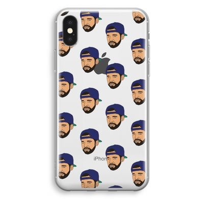Drake Away: iPhone XS Transparant Hoesje