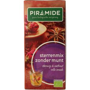 Piramide Sterrenmix zonder munt thee eko bio