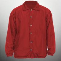 Mens Camo Lilac Fleece Lined Wind-Proof Snap Button Coach Jacket Red / L