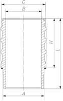 Mahle Original Cilinderbus/voering O-ring 061 WN 26 00 - thumbnail