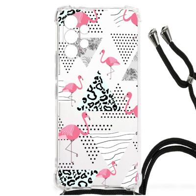 Samsung Galaxy A13 4G Case Anti-shock Flamingo Triangle